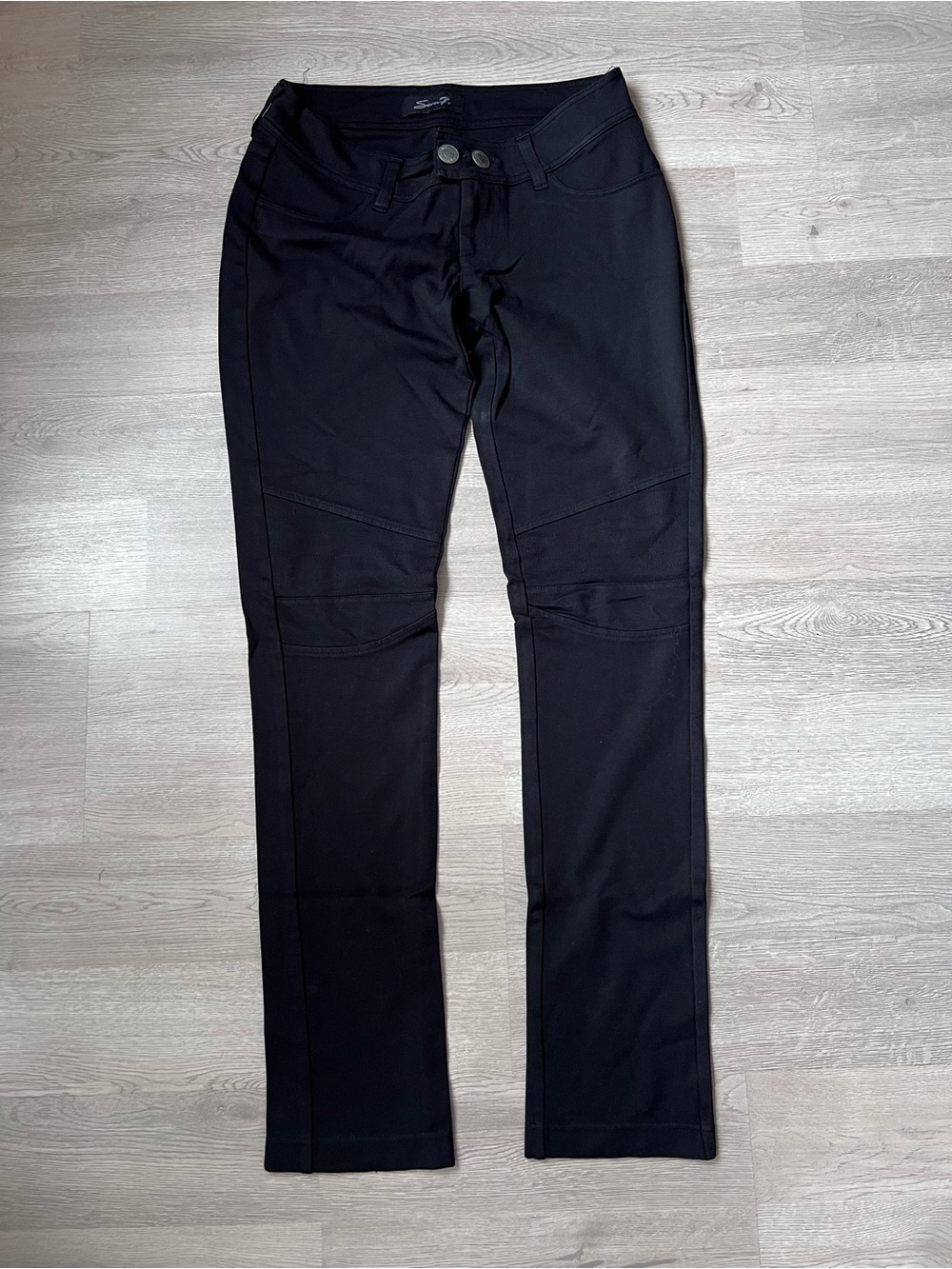 Seven 7 Black Slim Straight Pants